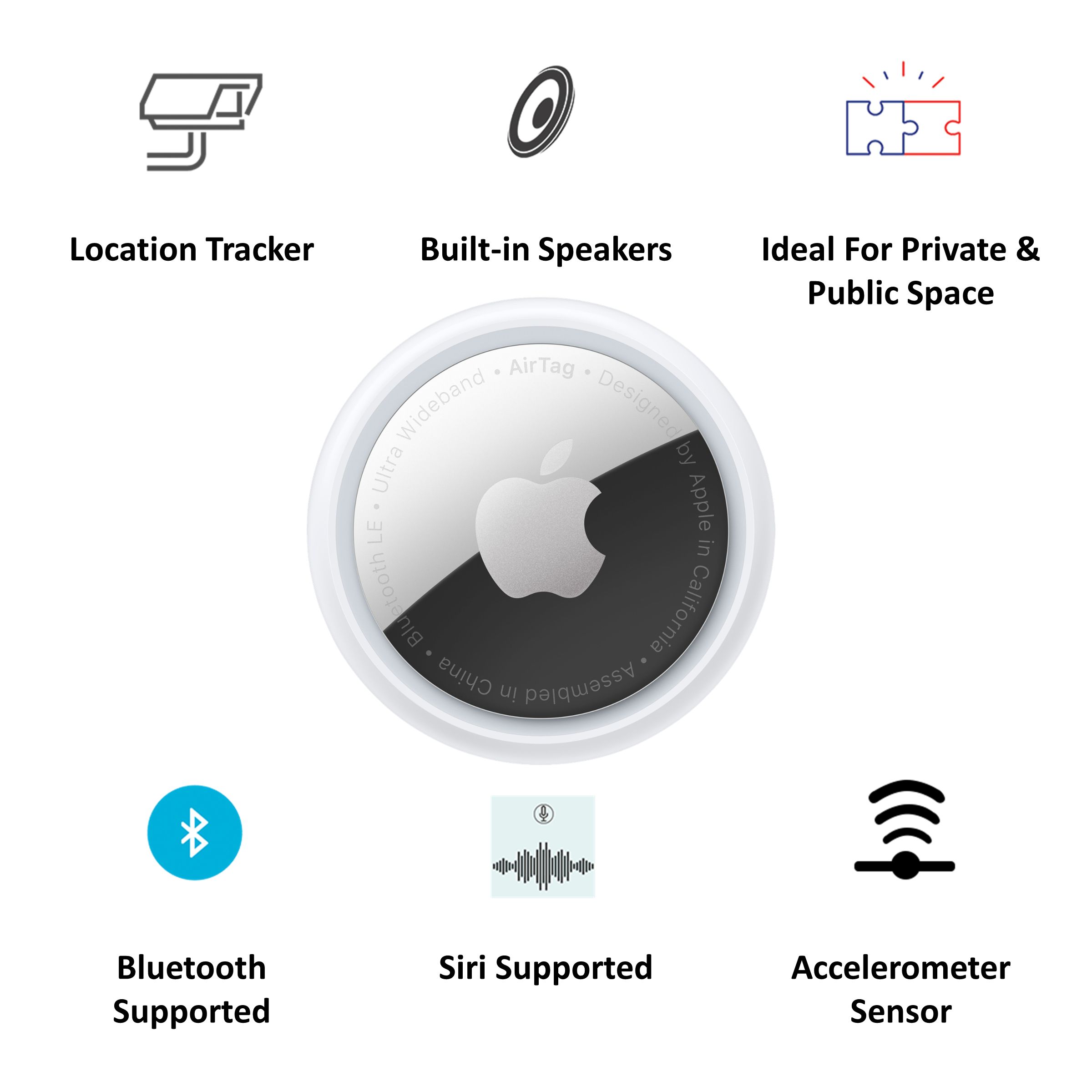 Buy Apple AirTag (Lost Mode, MX532ZM/A, White) Online Croma